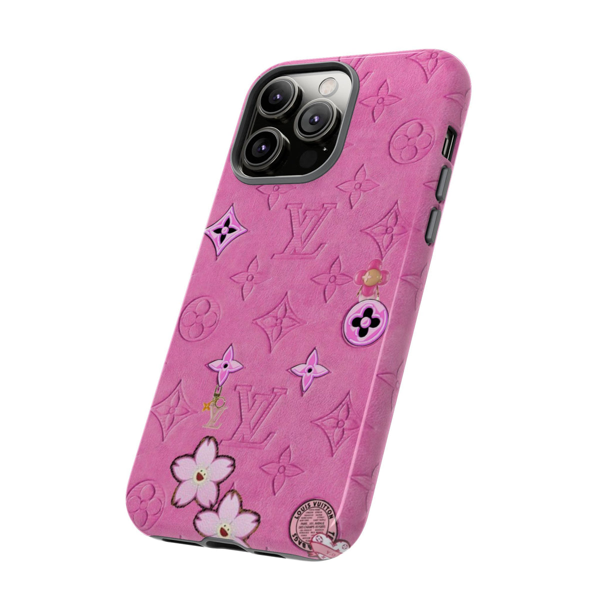 PINK FLOWER LV CASE