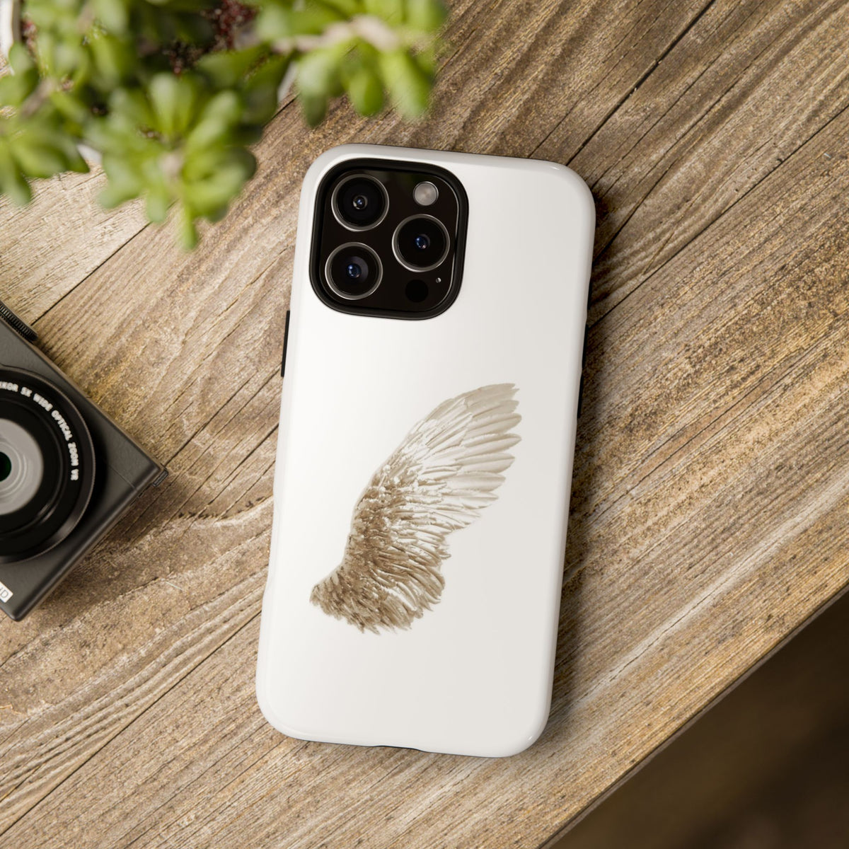 GOLD ANGEL WING CASE