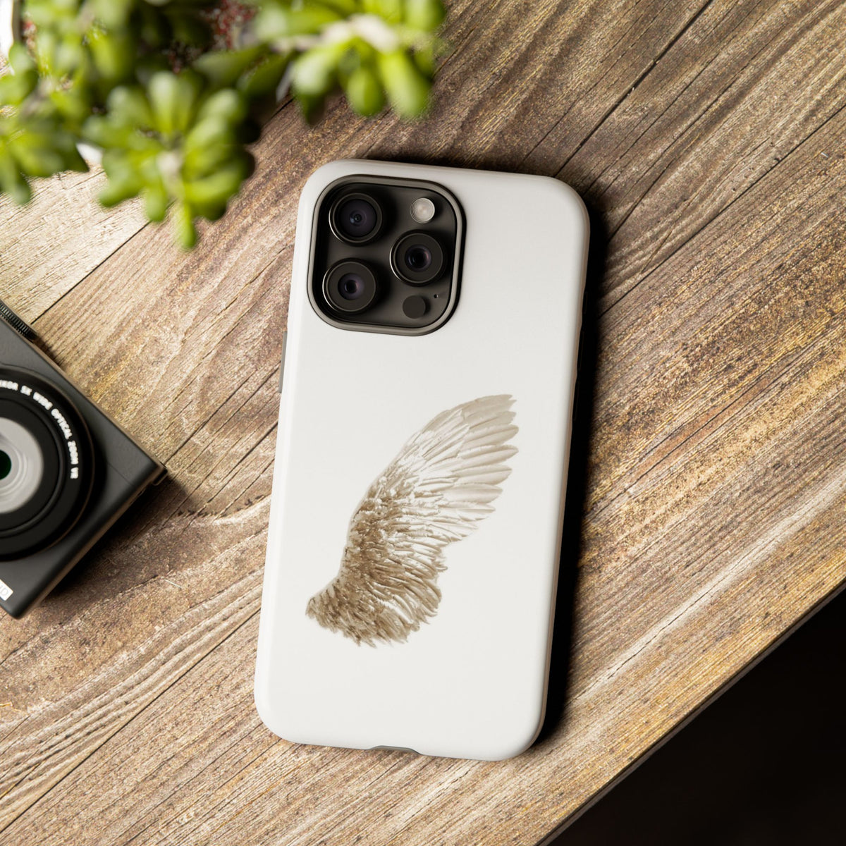 GOLD ANGEL WING CASE