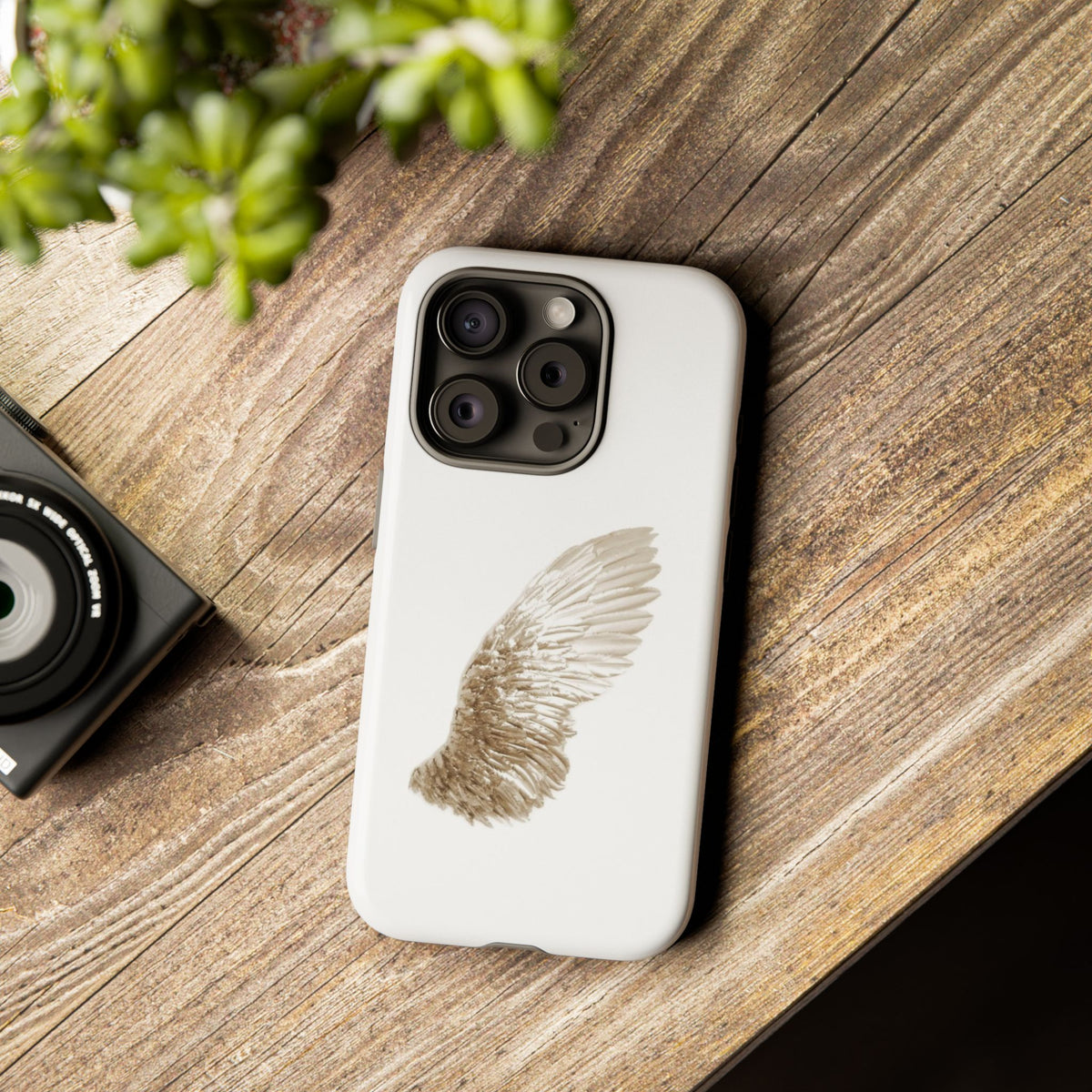 GOLD ANGEL WING CASE