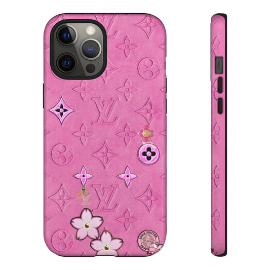 PINK FLOWER LV CASE