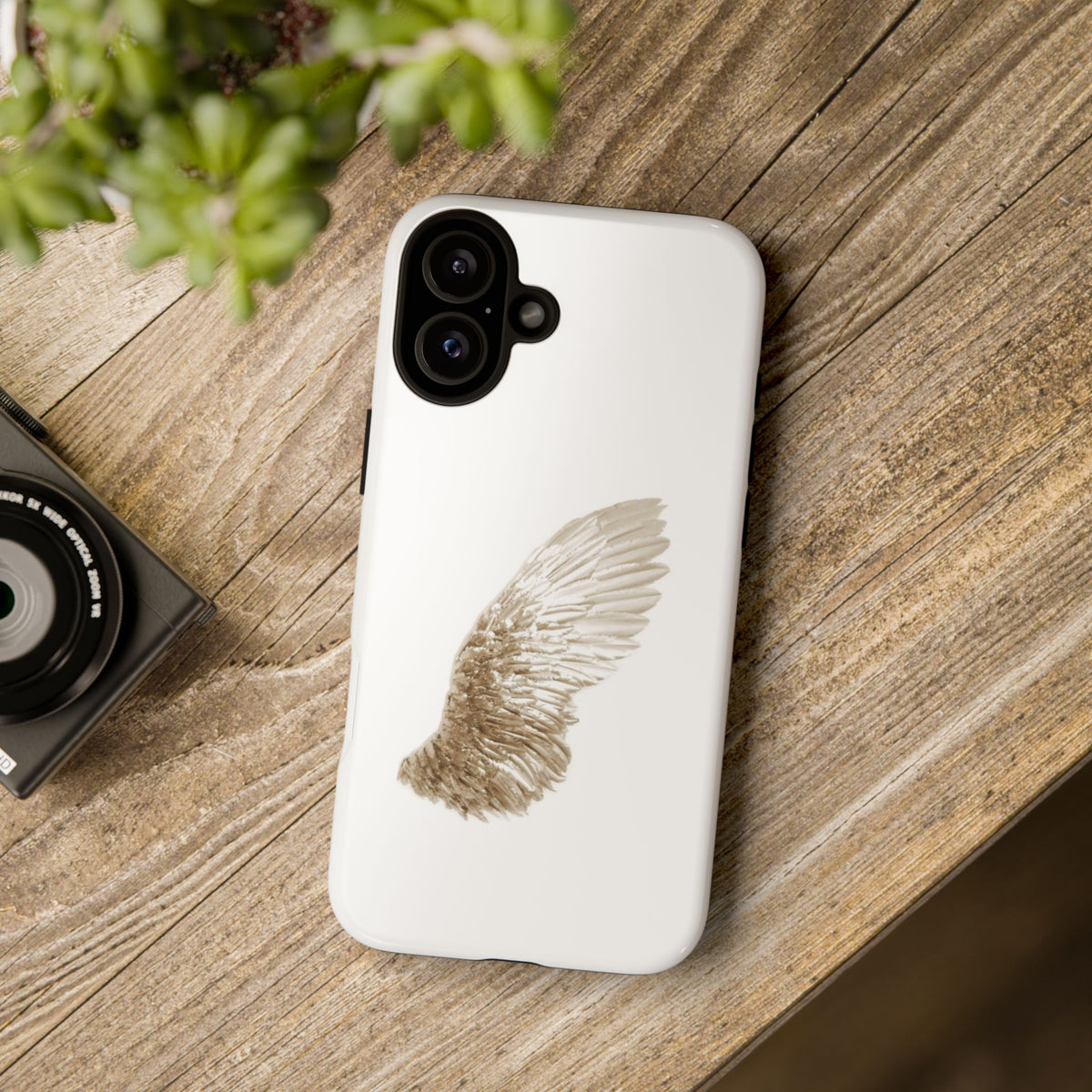 GOLD ANGEL WING CASE