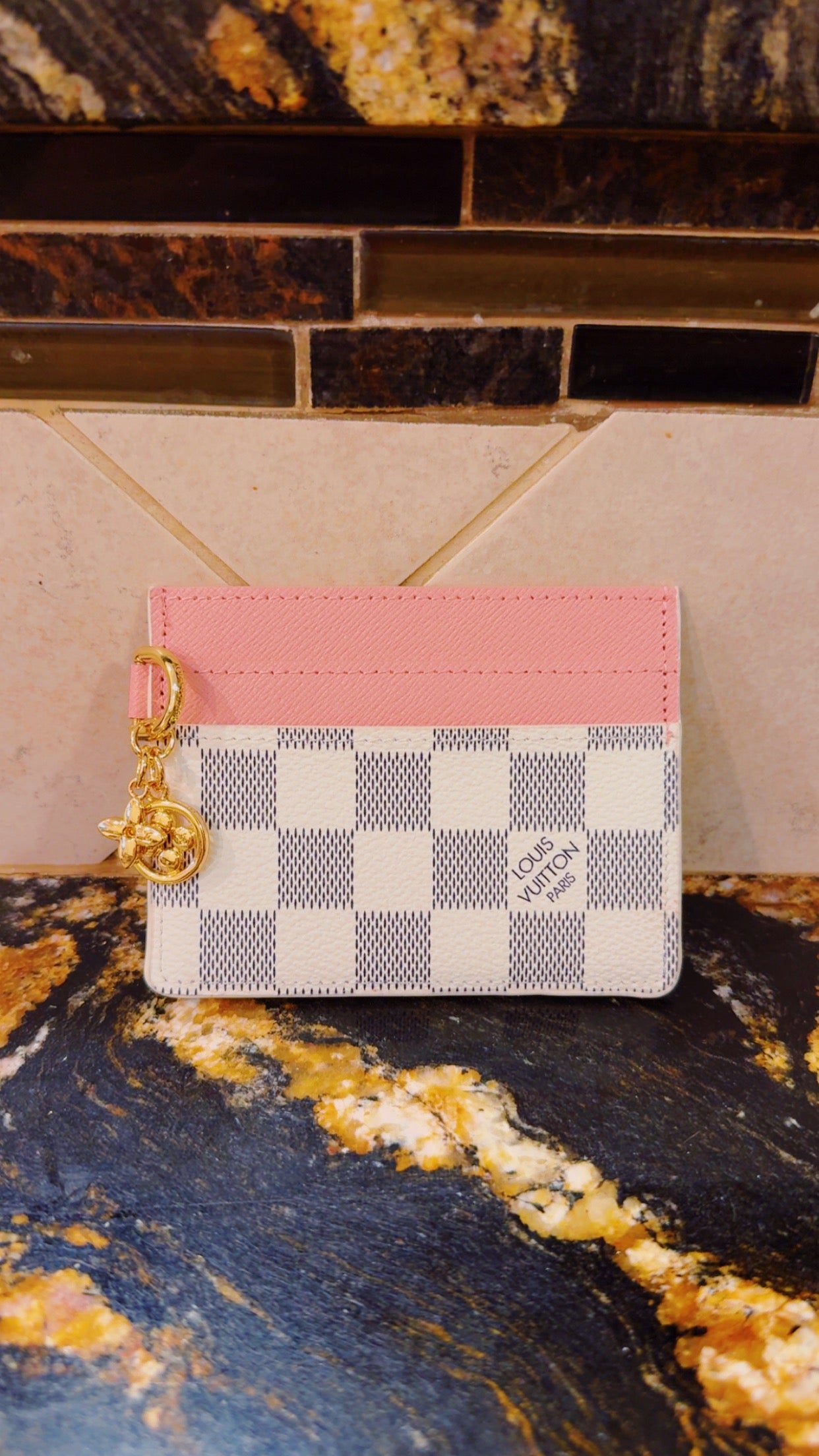 Checkered Millie Cardholder