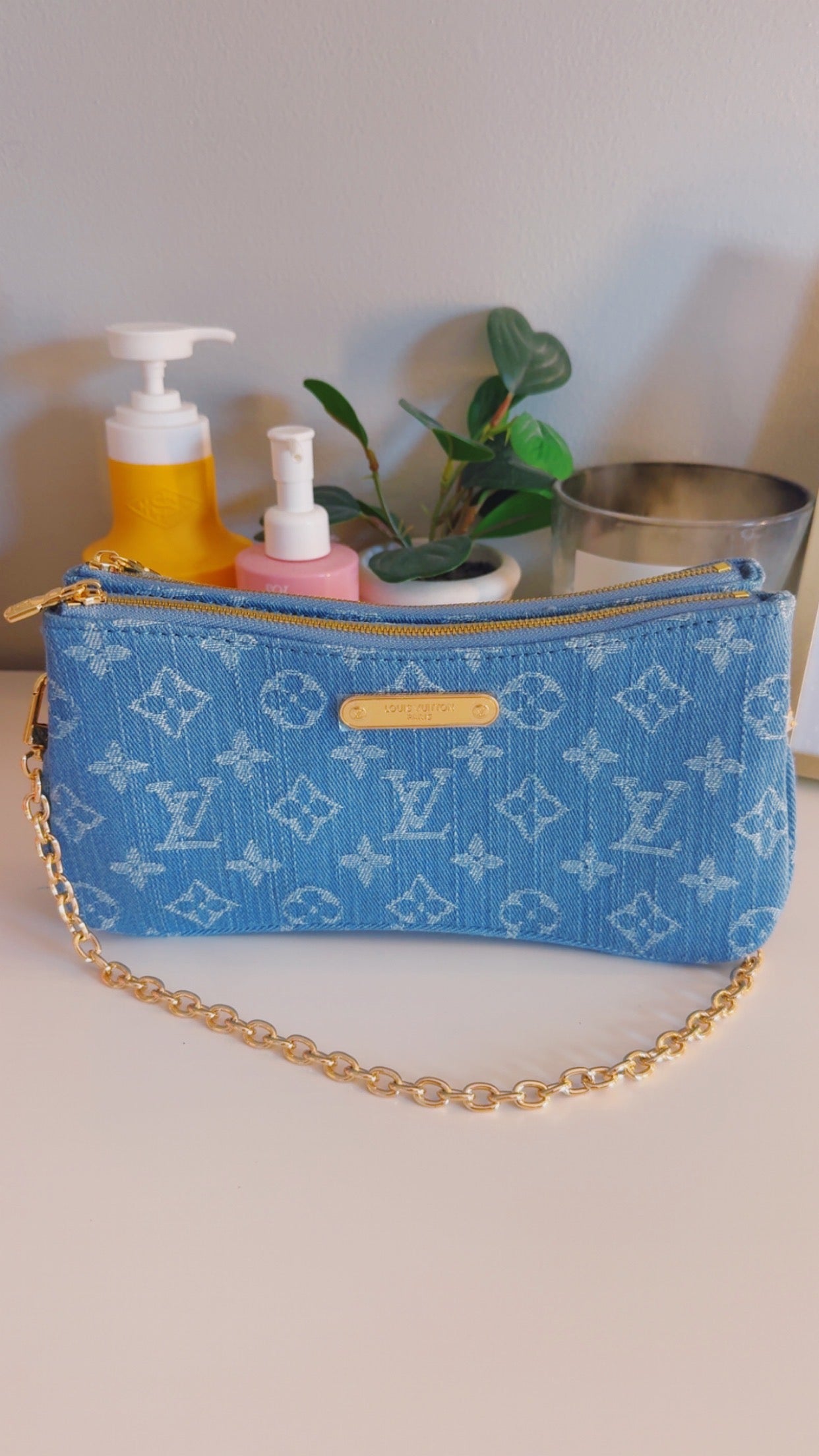 Sarah Denim Purse