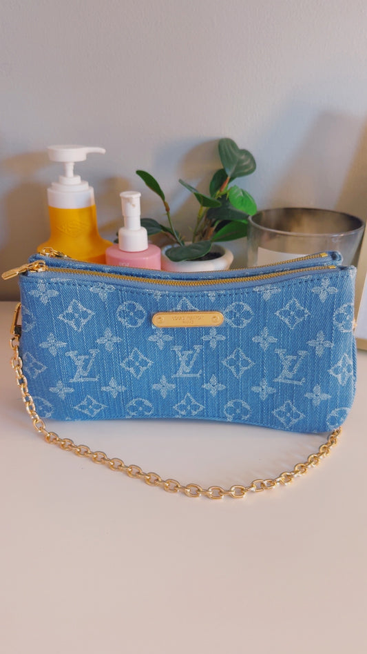 Sarah Denim Purse